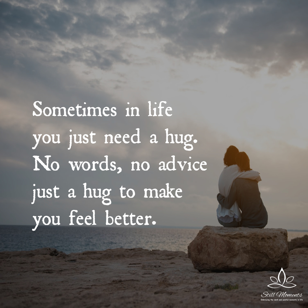 Sometimes In Life You Just Need a Hug - Still Moments