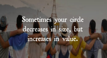 Sometimes Your Circle Decreases in Size, But Increases in Value