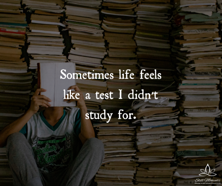 Sometimes Life Feels Like A Test I Didn’t Study For - Still Moments