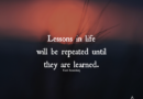 Lessons In Life