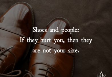 Shoes And People: If They Hurt You, Then They Are Not Your Size