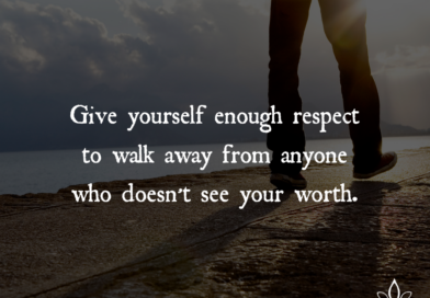 Give Yourself Enough Respect